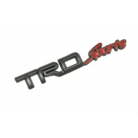 TRD Sports эмблема  Black+Red для Celica