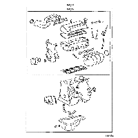 Комплект прокладок двигателя, полный для двигателя Toyota 1ZZ-FE Eristic