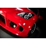 Фары для Toyota Celica T23# 00-05 DLR «ангельские глазки» Black