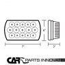 Фары хром для Toyota Celica T18# 89-93, MR2 86-95 LED