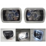 Фары линзованные черные с HALO Rings для Toyota Celica T18# 89-93, MR2 86-95